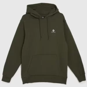 image of Converse Star Chevron Hoodie In Khaki