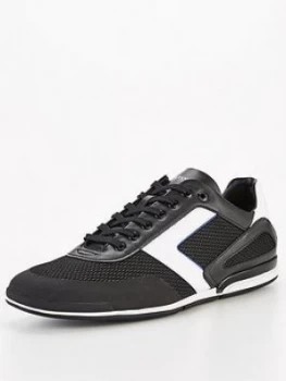 Image of Hugo Boss Saturn Low Profile Trainers Black Men