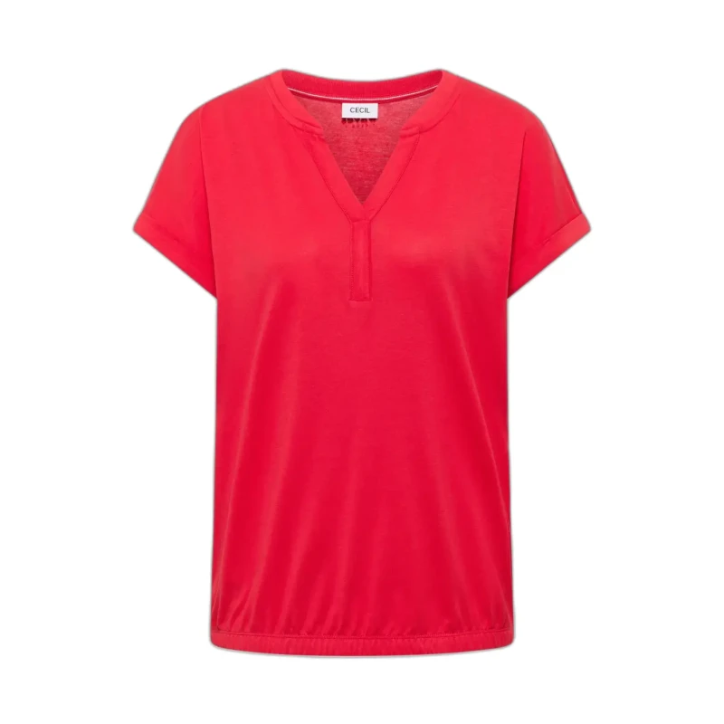 Image of cecil Womens tunic Cecil Rib Cecil Solid Rouge Female L