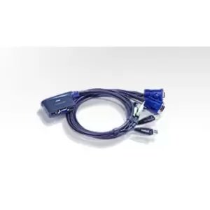 image of Aten 2-Port USB KVM switch Blue