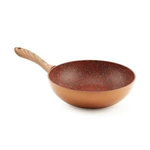 image of JML 28cm Non Stick Copper Stone Wok