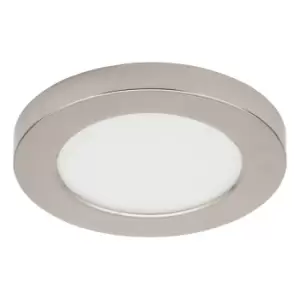 image of Spa 139mm Tauri LED Flush Ceiling Light Ring Satin Nickel