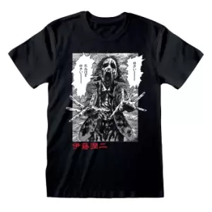 Junji-Ito Mens Ghoul T-Shirt (XL) (Black)