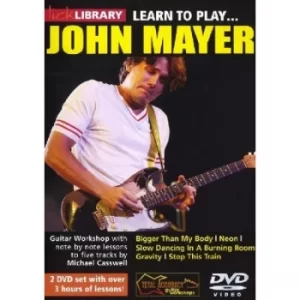 Image of Lick Library: Learn To Play John Mayer DVD