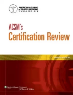 Image of ACSMs certification review by American College of Sports Medicine