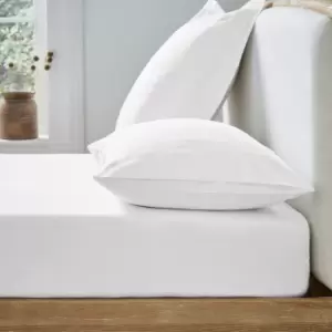 Image of Ted Baker Fitted Sheet - White - Double