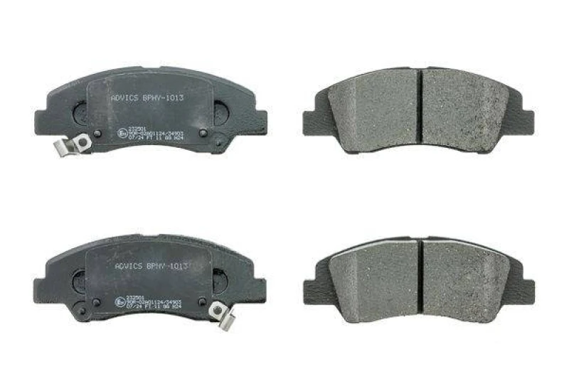 Image of AISIN BPHY-1013 Brake pad set Premium ADVICS by AISIN with acoustic wear warning Brake Pad Set,disc brake (402)