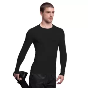 Image of GamegearA Mens WarmtexA Long Sleeved Base Layer / Mens Sportswear (XXS) (Navy Blue)