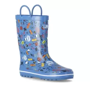 Image of Trespass Boys Apolloton Printed Pull On Wellington Boot UK Size 1 (EU 33, US 2)