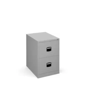 Image of Dams MTO Steel 2 Drawer Contract Filing Cabinet 711mm High - Red