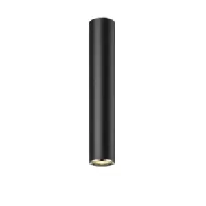 Image of Loya Medium Surface Mounted Downlight, Matt Black, French Gold, 1x GU10
