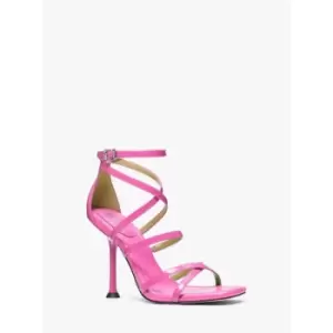 image of Michael Kors Imani Patent Leather Sandals - Pink