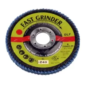Image of WELDFAST Zirconium Flap Disc - 115mm - 40 Grit WLD00183