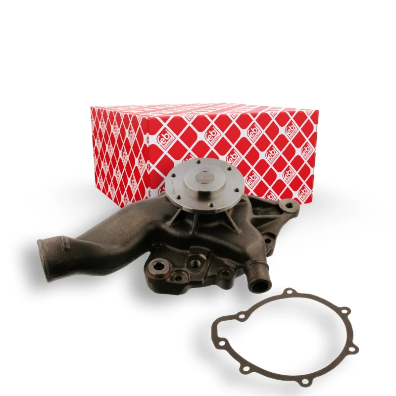 Image of FEBI BILSTEIN 35596 Water pump Grey Cast Iron, with gasket/seal Grey Cast Iron Water Pump (1260)
