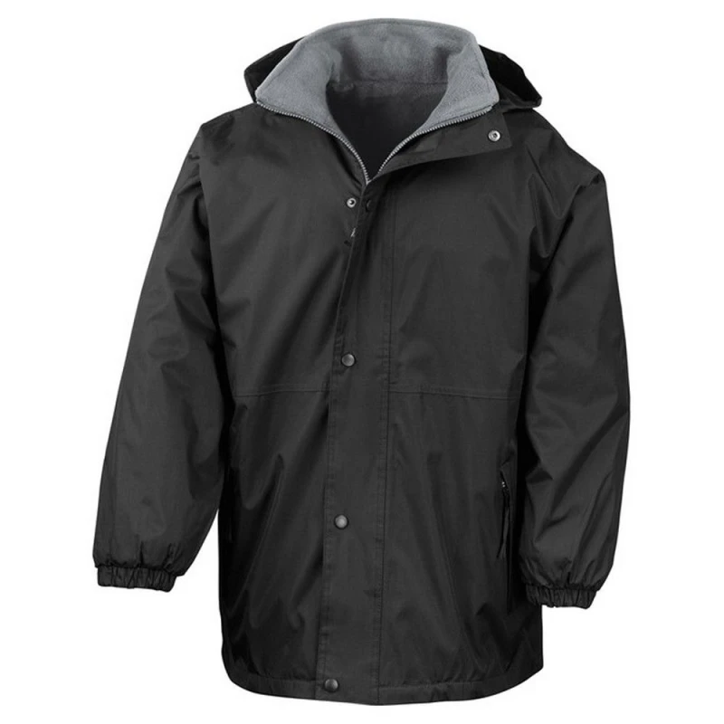 Image of Result Result Men StormDri 4000 Reversible Jacket in Black Size: Small Black S Male 5063527365811