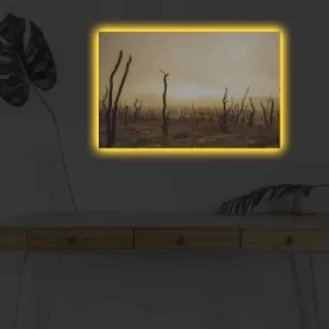 Image of 4570DHDACT-073 Multicolor Decorative LED Lighted Canvas Painting