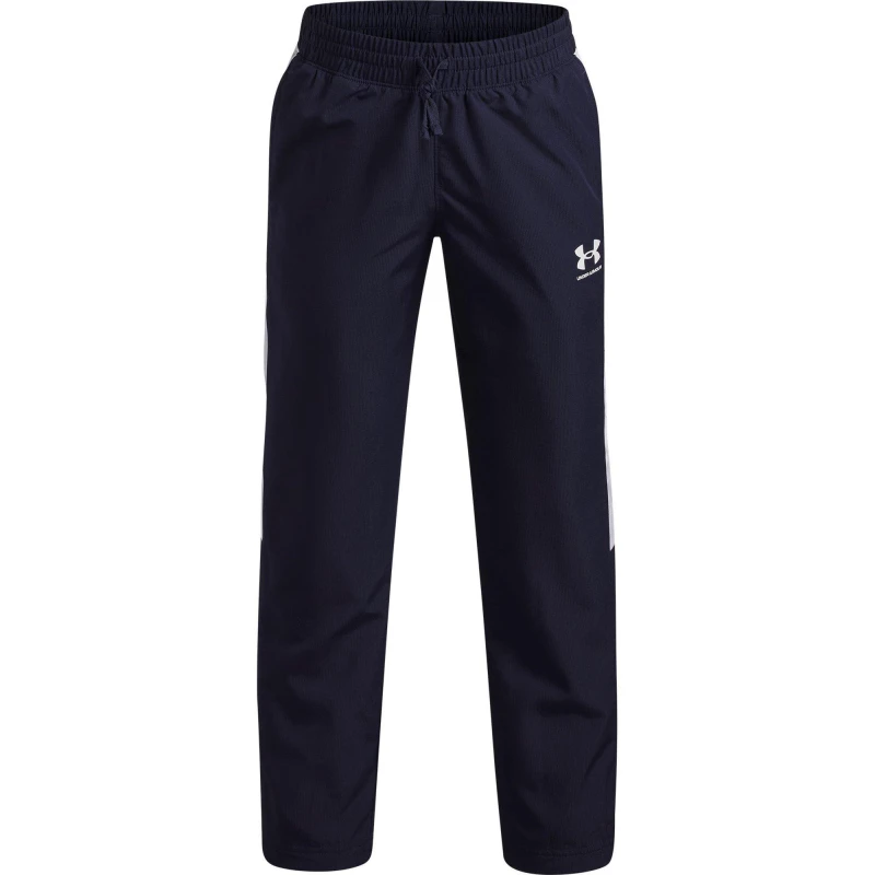Image of Under Armour Kids Rival Fleece Closed Hem Joggers Navy/White male 7-8 (S)