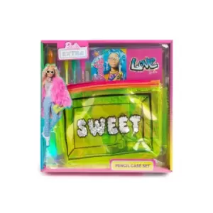 image of Barbie Extra Pencil Case Set