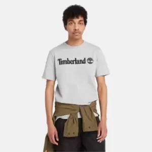 Image of Timberland Est. 1973 Crew T-Shirt For Men In Grey, Size L