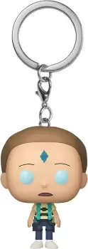 image of Rick And Morty Death Crystal Morty Pocket Pop! Keychain multicolor