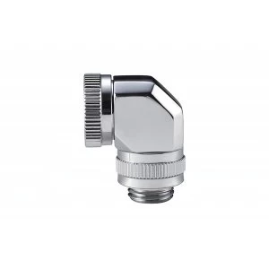 image of Phanteks 12mm Hard Tube Rotary Fitting 90 G14 Mirror Chrome