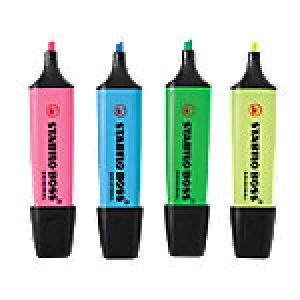 Image of STABILO Highlighter Boss Original 2mm Assorted 10 Pieces
