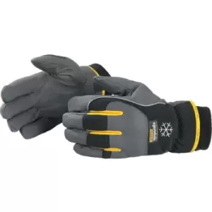 image of 9126 Tegera Pro Microthan+ Black/Grey Cold Resistant Gloves - Size 10 - Grey Black - Ejendals