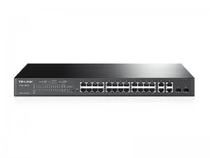 image of TP Link Smart PoE Switch TL-SL2428P - Switch - 24 Ports - Rack-mountab