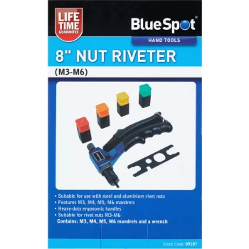 image of 09107 8' Nut Riveter (M3-M6) - Bluespot