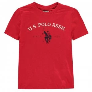 image of US Polo Assn Graphic T-Shirt - True Red