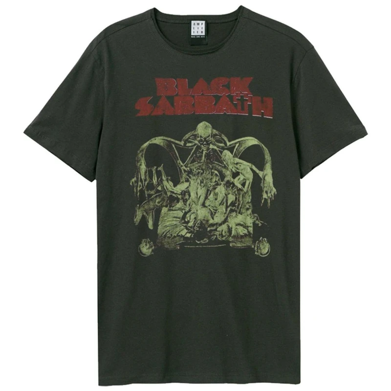 Image of Amplified Amplified Men Bloody Sabbath Black Sabbath T-Shirt in Charcoal Size: X-Small Charcoal XS Male 5063377358568