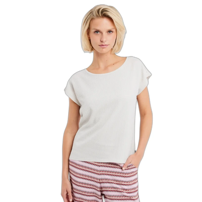Image of Protest Womens T-Shirt Protest Prtboreal Blanc Female 44