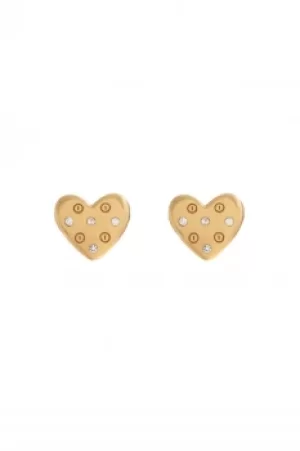 image of Olivia Burton Jewellery Screw Heart Stud Earrings OBJSAE02