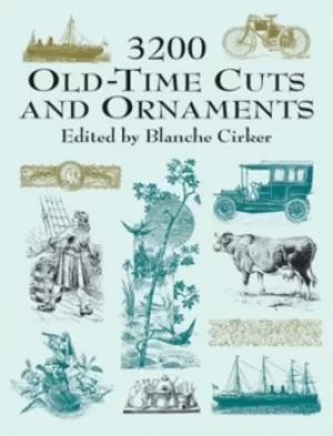 Image of 3200 old-time cuts and ornaments by Blance Cirker