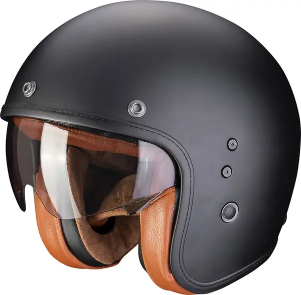 Image of Scorpion Belfast Evo Luxe Matt Black Jet Helmet 2XL