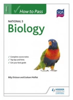 Image of How to Pass National 5 Biology by Graham Moffat Paperback