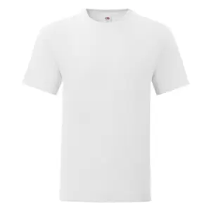 Image of Fruit Of The Loom Mens Iconic T-Shirt (4XL) (White)