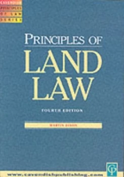 Image of Principles of Land Law by Dixon Book