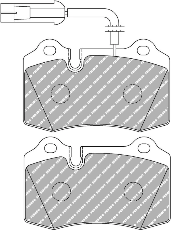 Image of FERODO RACING Brake pad set FERODO RACING FDS721