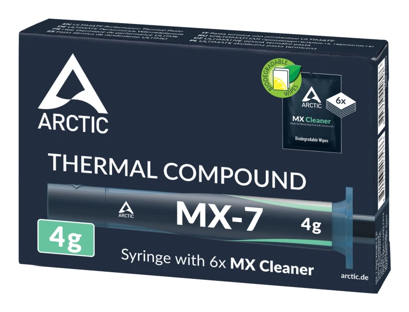 Image of ARCTIC MX-7 - ULTIMATE Performance Thermal Paste with 6x MX Cleaner