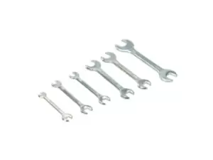 image of King Dick TKO760W 6pc 0BA-10BA Miniature Open End Spanner Set