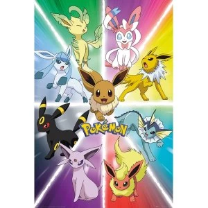 image of Pokemon Eevee Evolution Maxi Poster