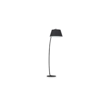 Image of Ideal Lux Pagoda - 1 Light Floor Lamp Black, E27