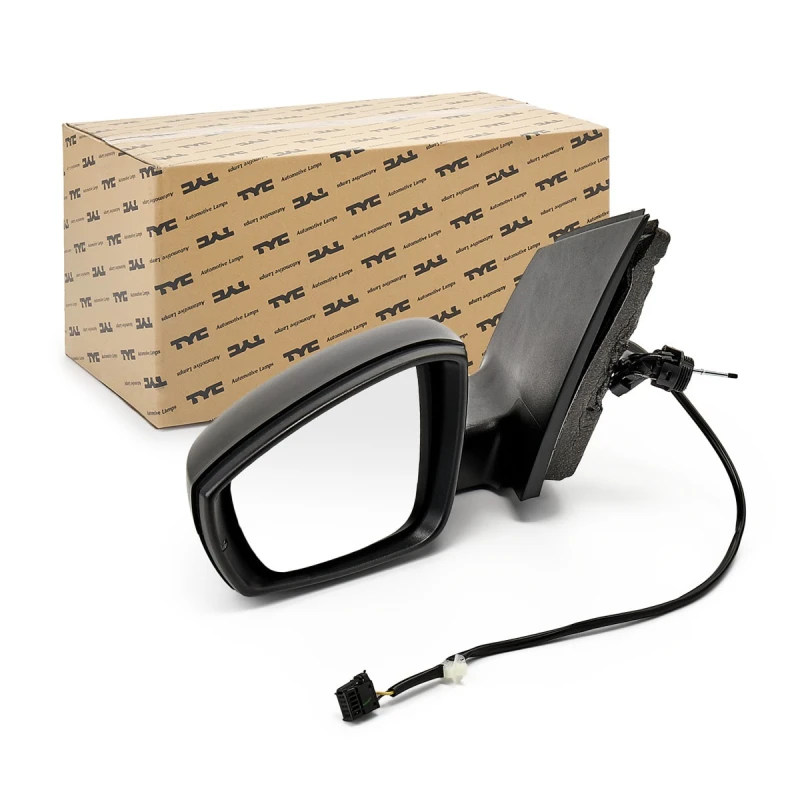 Image of TYC 337-0182 Wing mirror Left, Control: cable pull Outside Mirror (50)