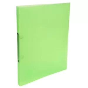 image of Exacompta Ring Binder Chromaline 54163E Polypropylene A4 15mm 2 ring Green Pack of 25