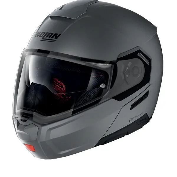 image of Nolan N90-3 Classic 2 Flat Vulcan Grey ECE 22.06 Modular Helmet Size L