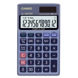 Image of Casio SL-320TER+-WK-UP Pocket Calculator 12 Digits