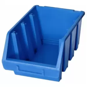 Image of Ergo l Box Plastic Parts Storage Stacking 170x240x126mm - Colour Blue - Pack of 8