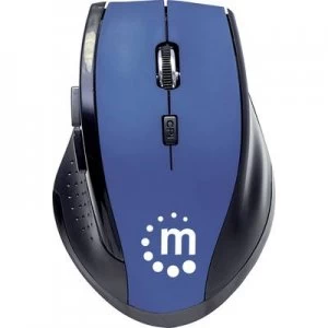 Image of Manhattan Curve Radio WiFi mouse Optical Blue
