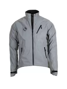 image of Arid Ladies Rain Cycling Jacket - Silver, Size 12, Women